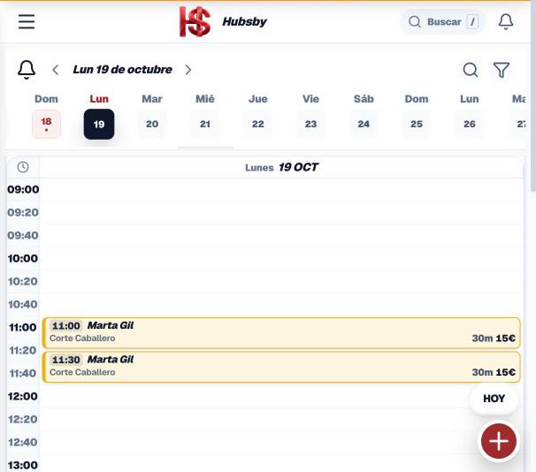 Agenda de Hubsby